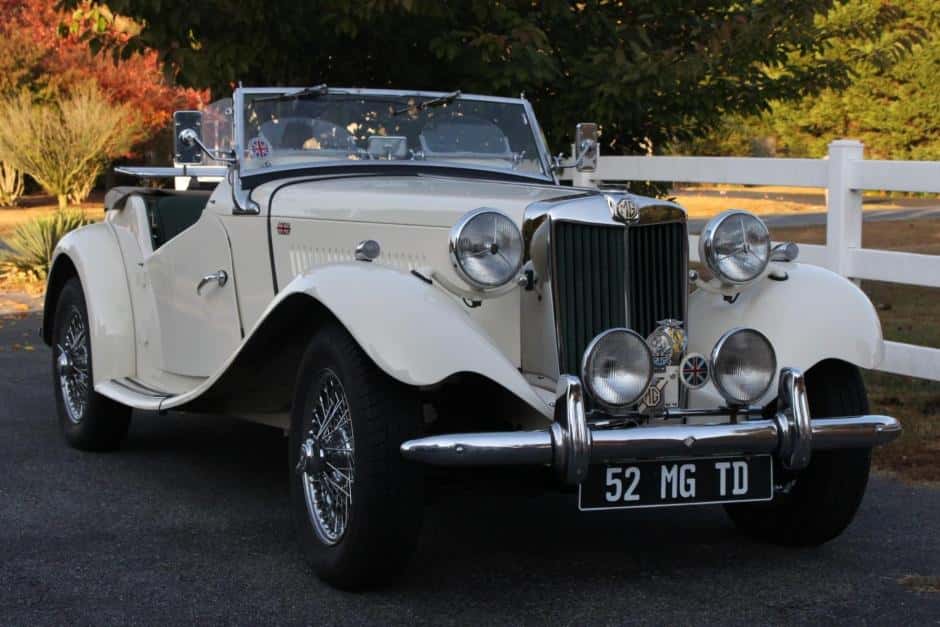 1952 MG TD sold for $20,260