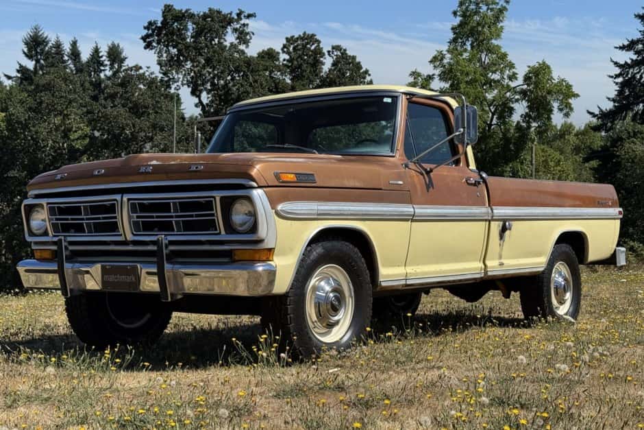 1972 Ford F-Series 1967-1972 sold for $18,250