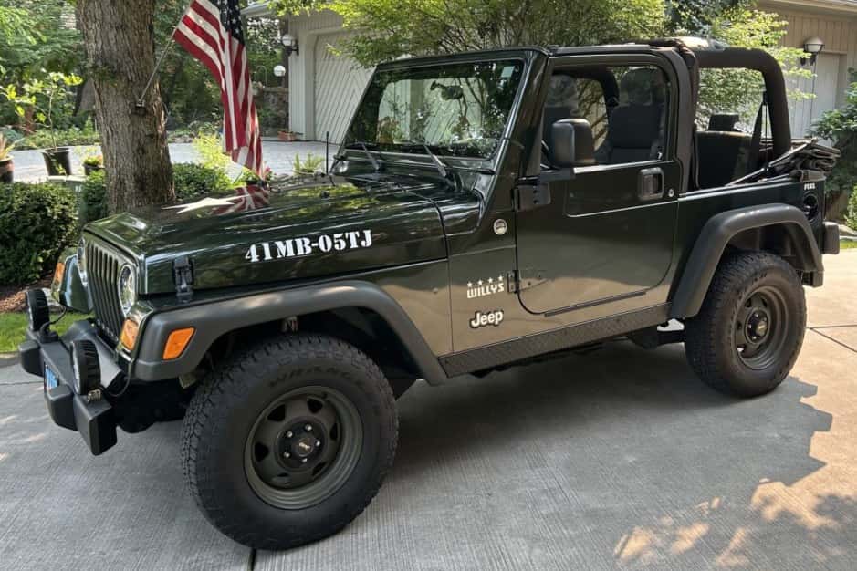 2005 Jeep Wrangler TJ (1997-2006) sold for $8,200