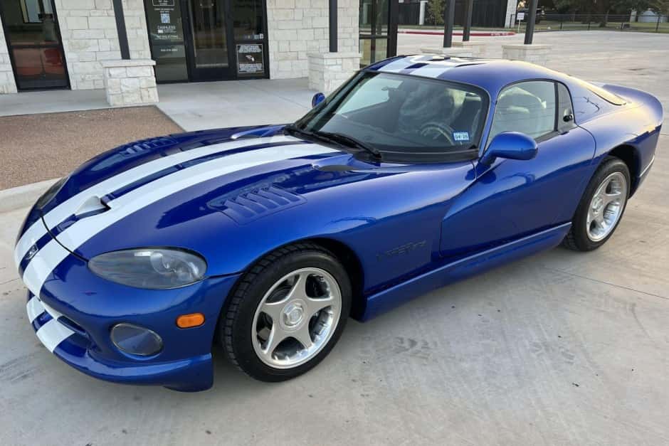 1996 Dodge Viper SR II (1996-2002) sold for $120,000