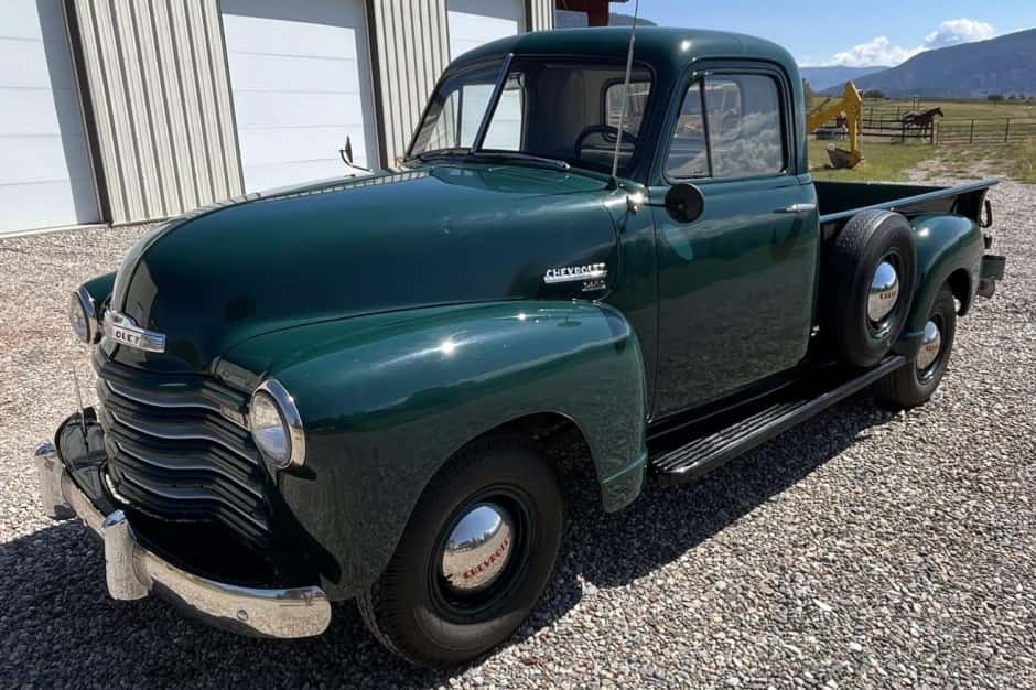 1951 Chevrolet Advance Design Pickup (1947-1955) sold for $17,000