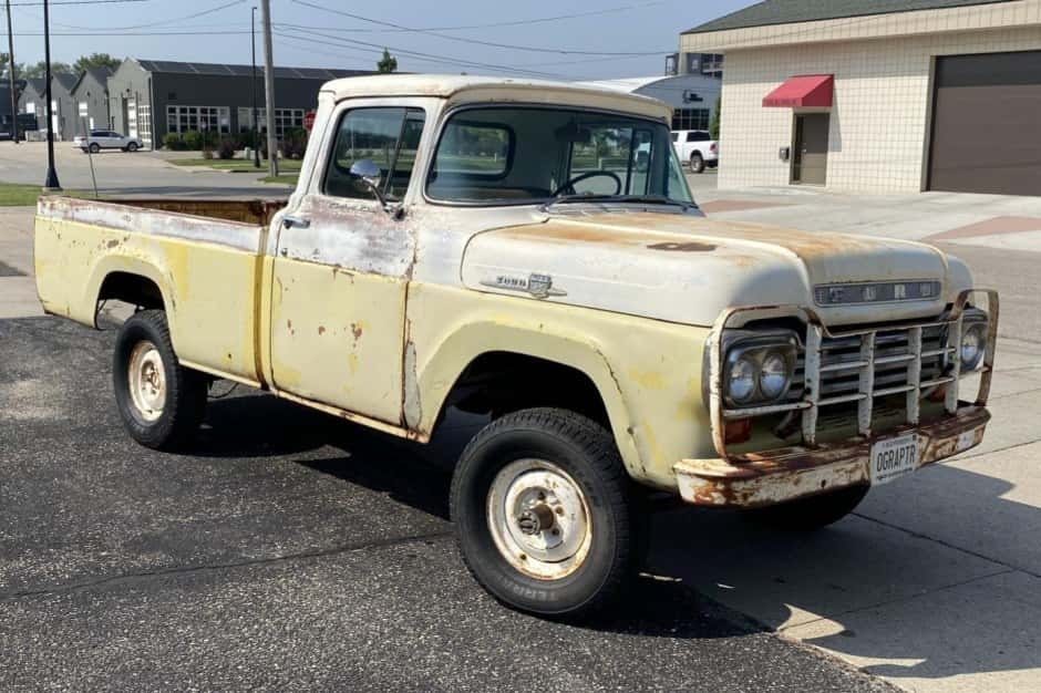 1959 Ford F-Series 1957-1960 sold for $7,000