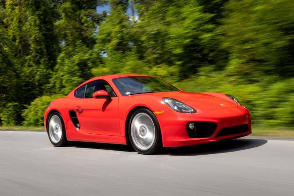 2014 Porsche 981 Cayman sold for $55,000