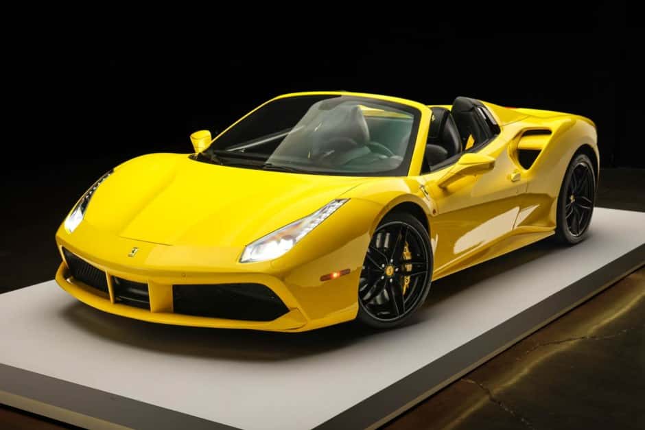 2017 Ferrari 488 sold for $221,500