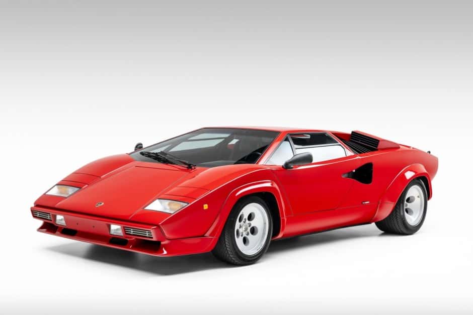 1987 Lamborghini Countach sold for $830,000