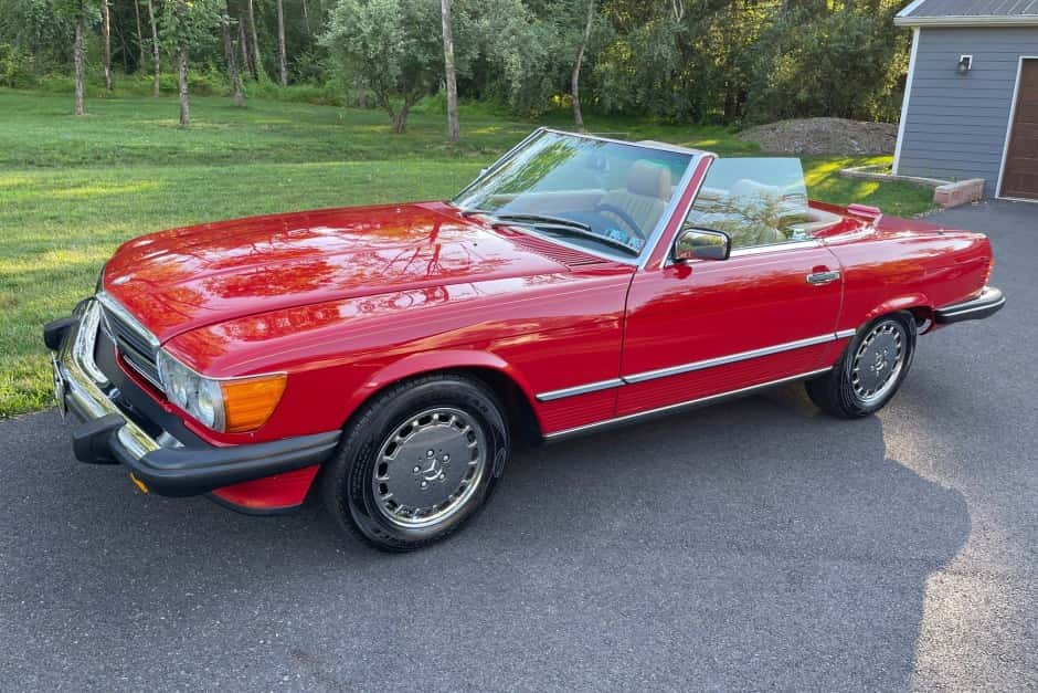 1988 Mercedes-Benz R107 SL sold for $51,000