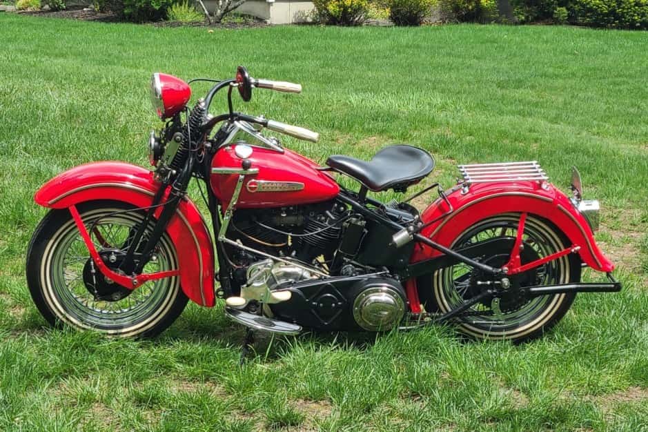 1947 Harley-Davidson Knucklehead sold for $27,750
