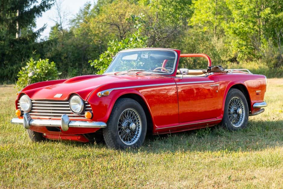 1968 Triumph TR5 & TR250 sold for $13,750