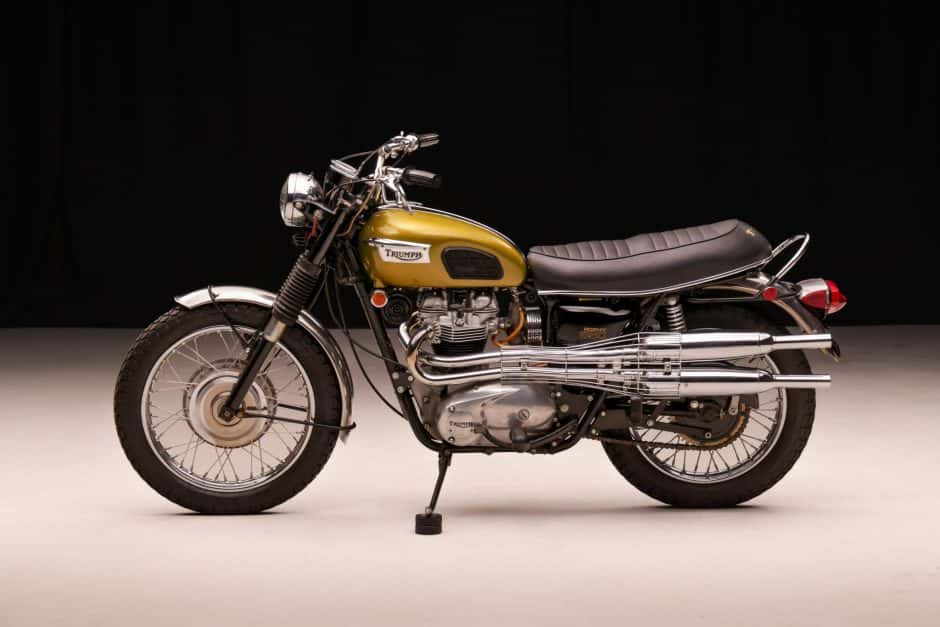 1970 Triumph Trophy sold for $7,400