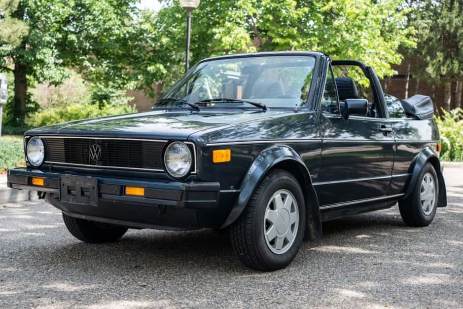 1987 Volkswagen Golf/Rabbit Cabriolet Mk1 sold for $8,500