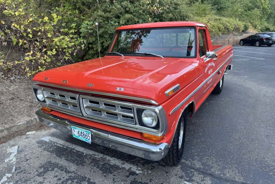1971 Ford F-Series 1967-1972 sold for $10,600