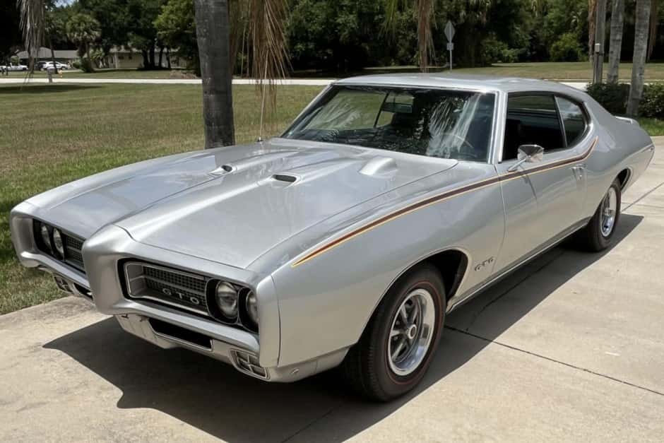 1969 Pontiac GTO (1968-1972) sold for $39,250