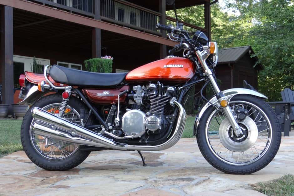 1973 Kawasaki Z1 & Z1-R sold for $15,200