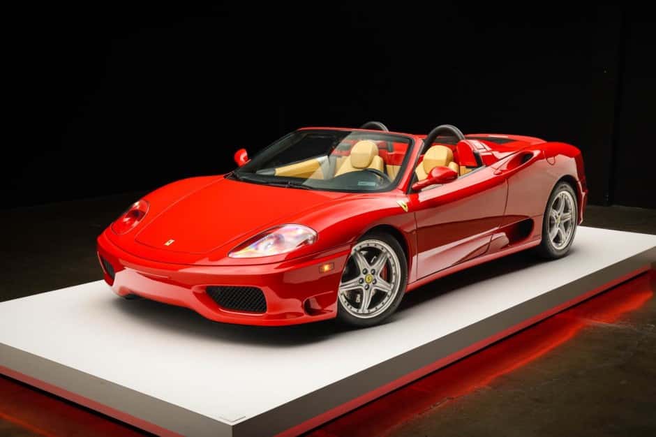 2002 Ferrari 360 sold for $112,000