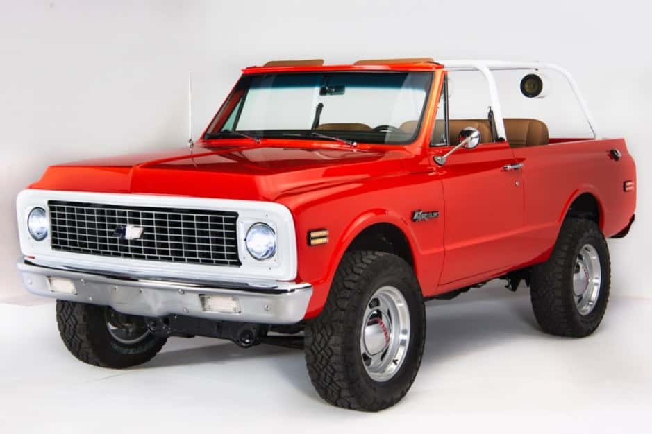 1972 Chevrolet K5 Blazer 1969-1972 sold for $205,000