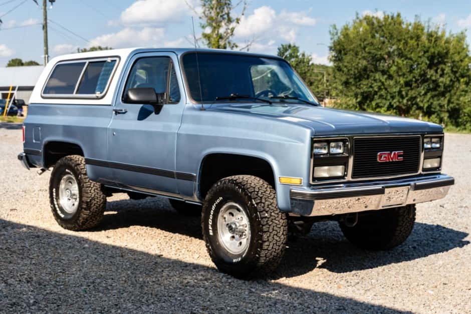 1990 GMC Jimmy (1973-1991) sold for $24,250