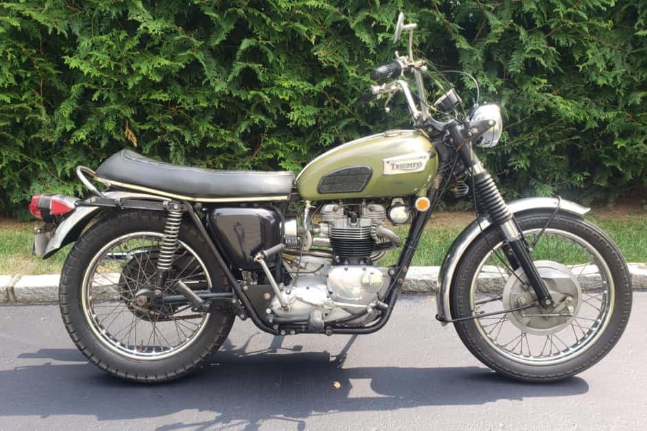 1970 Triumph Trophy sold for $6,100