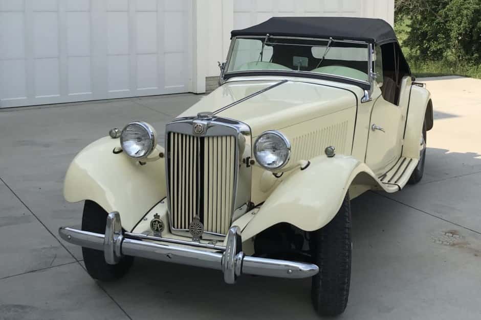 1953 MG TD sold for $7,600