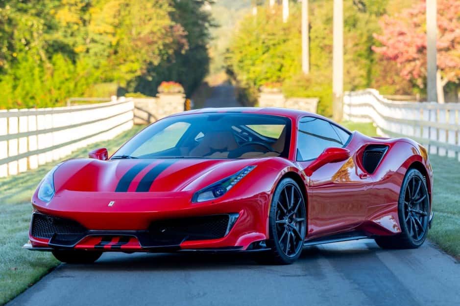 2020 Ferrari 488 sold for $619,000
