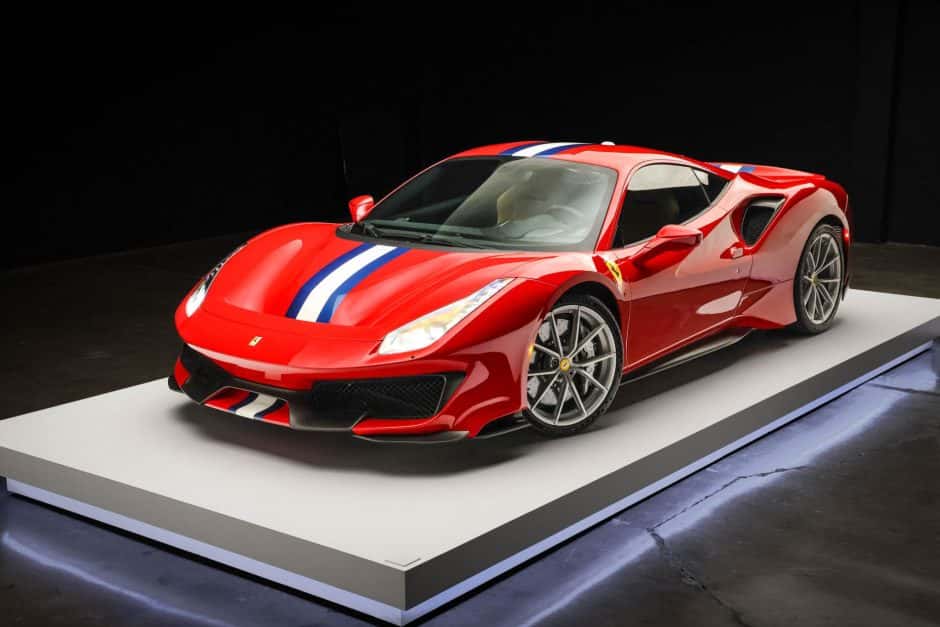 2020 Ferrari 488 sold for $716,000