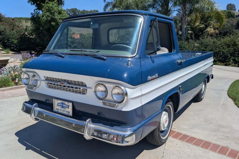 1962 Chevrolet Corvair Rampside and Loadside Pickup sold for $20,620