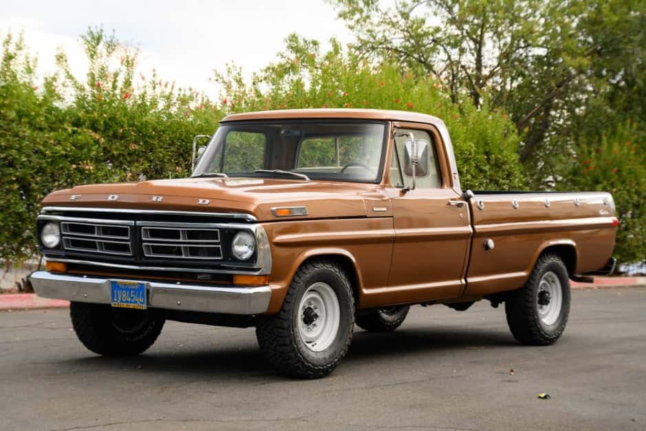 1972 Ford F-Series 1967-1972 sold for $12,250