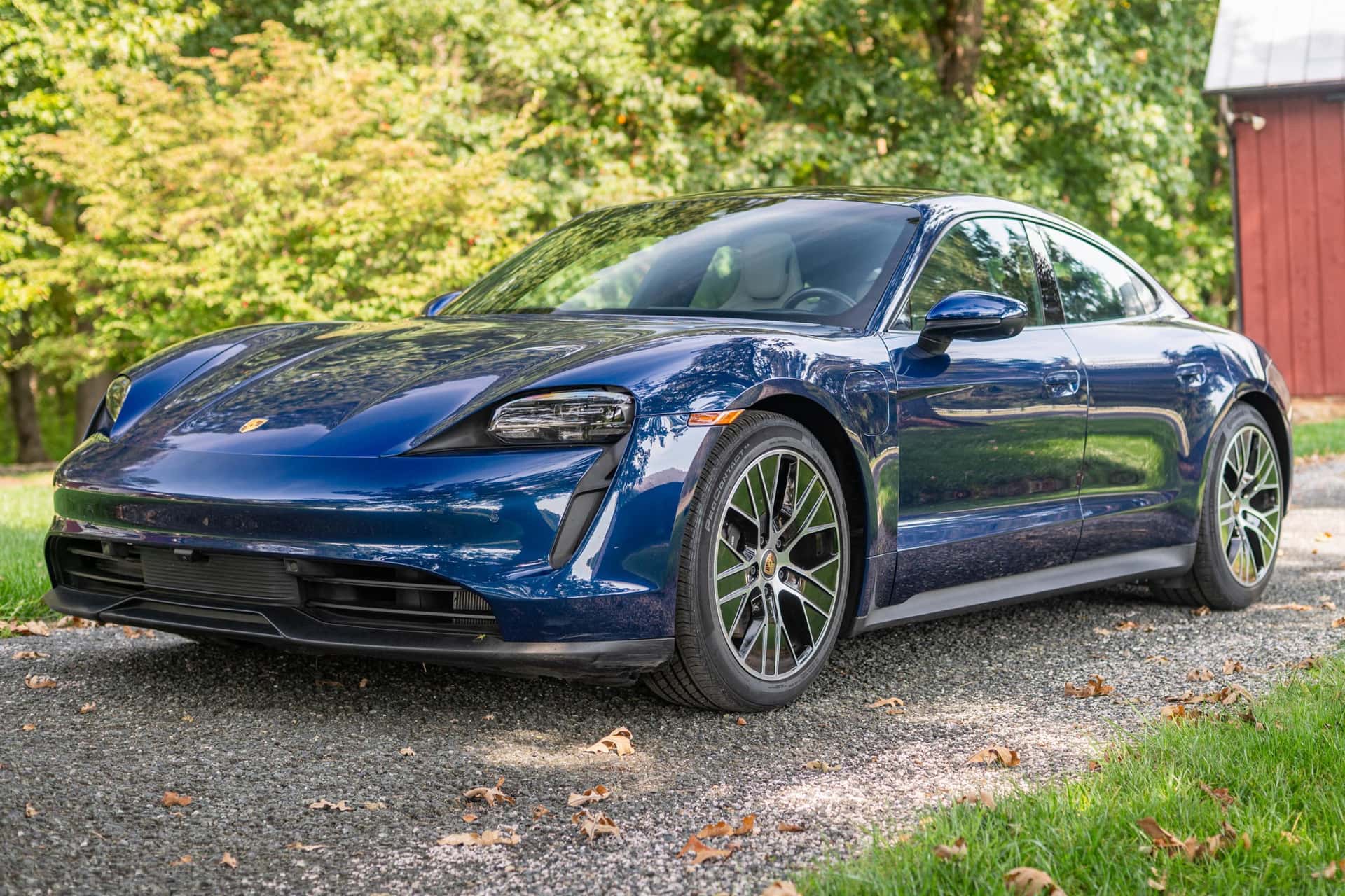 2021 Porsche Taycan sold for $42,500