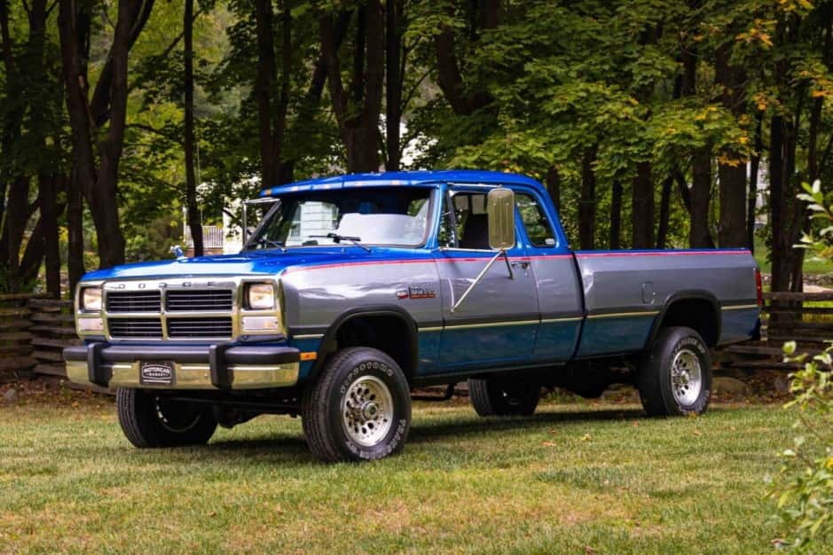 1992 Dodge Ram (1981-1993) sold for $27,250