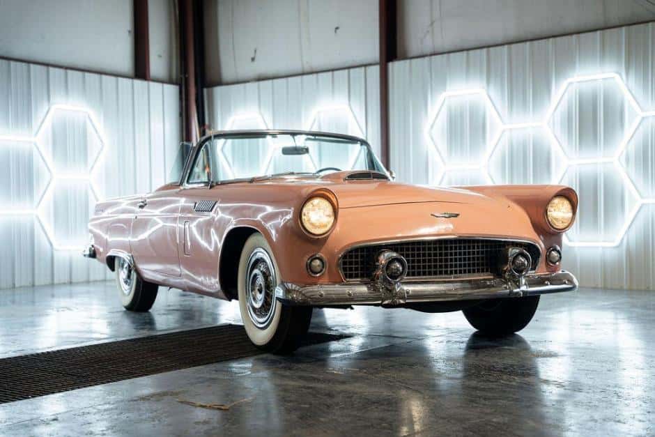 1956 Ford Thunderbird (1955-1957) sold for $24,000