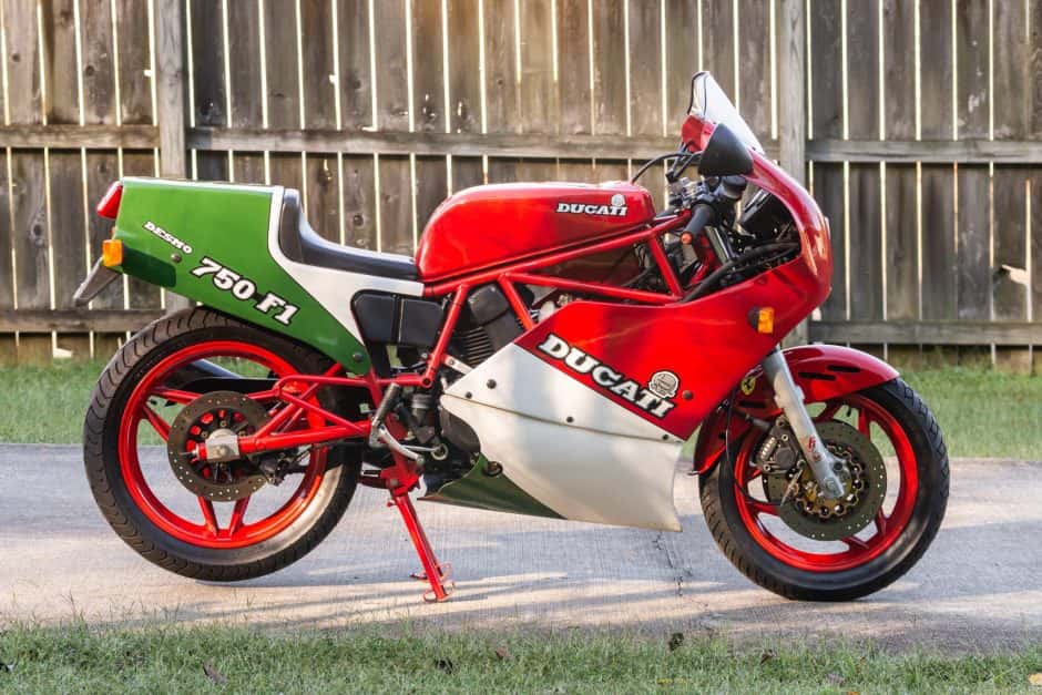 1986 Ducati 750 F1 sold for $15,250
