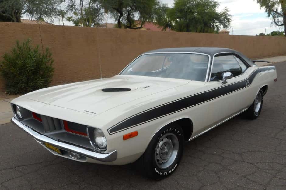 1972 Plymouth Barracuda sold for $53,500