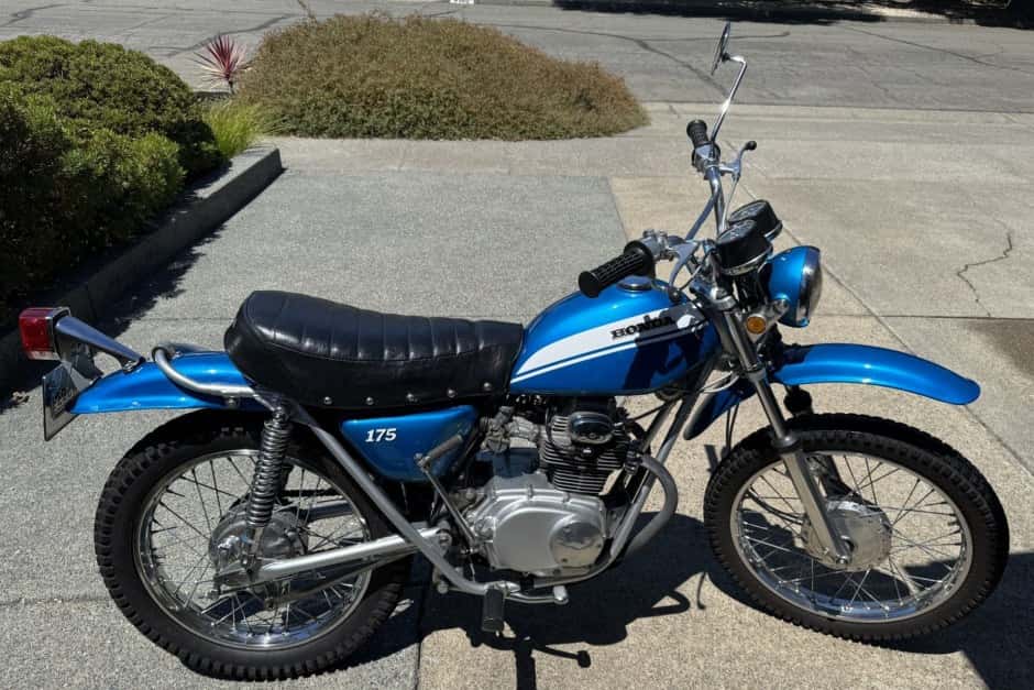 1970 Honda SL Motosport sold for $3,399