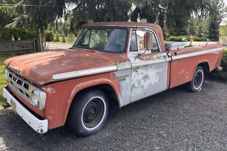 1968 Dodge D-Series (1965-1971) sold for $1,400
