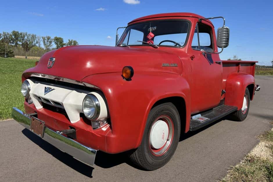 1954 Ford F-Series 1953-1956 sold for $13,450