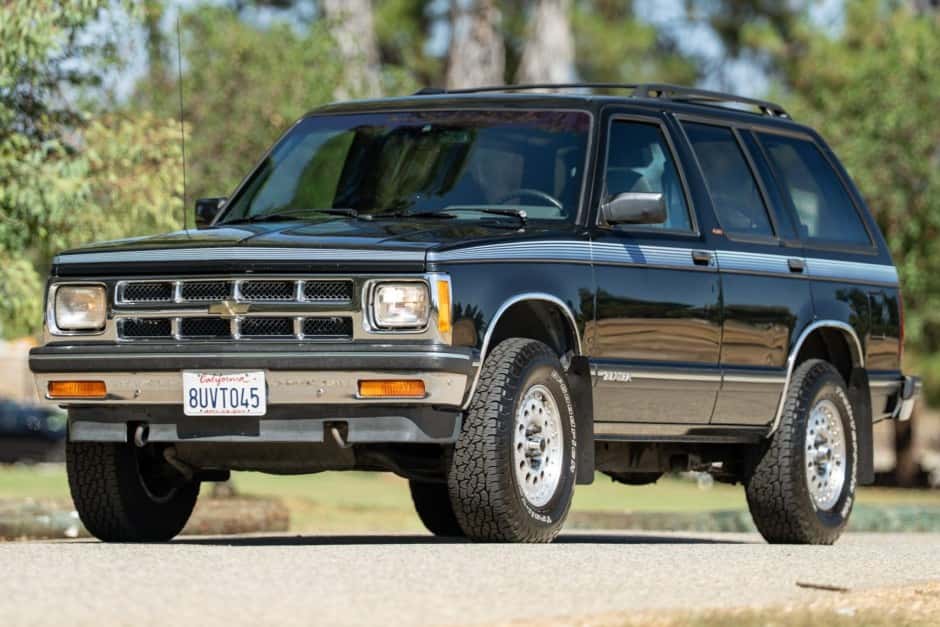 1993 Chevrolet S-10 Blazer 1982-1994 sold for $7,500