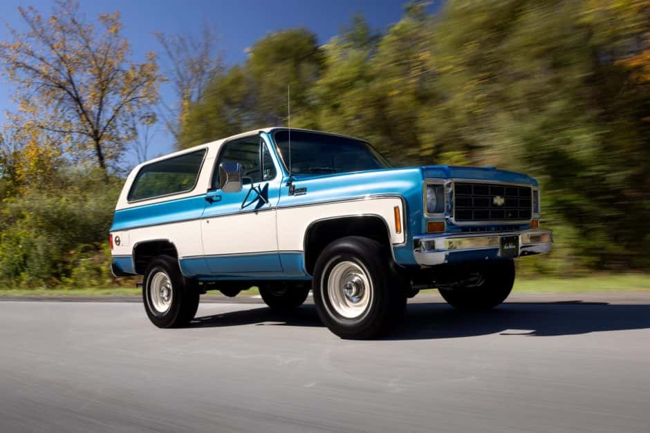 1974 Chevrolet K5 Blazer 1973-1991 sold for $41,000