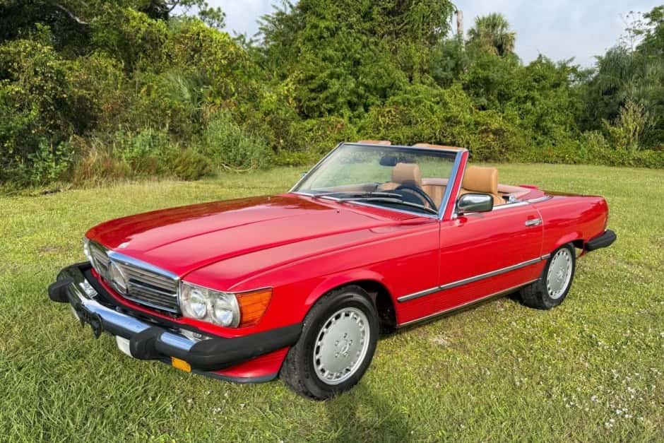 1988 Mercedes-Benz R107 SL sold for $21,500