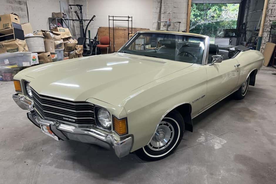 1972 Chevrolet Chevelle sold for $30,750