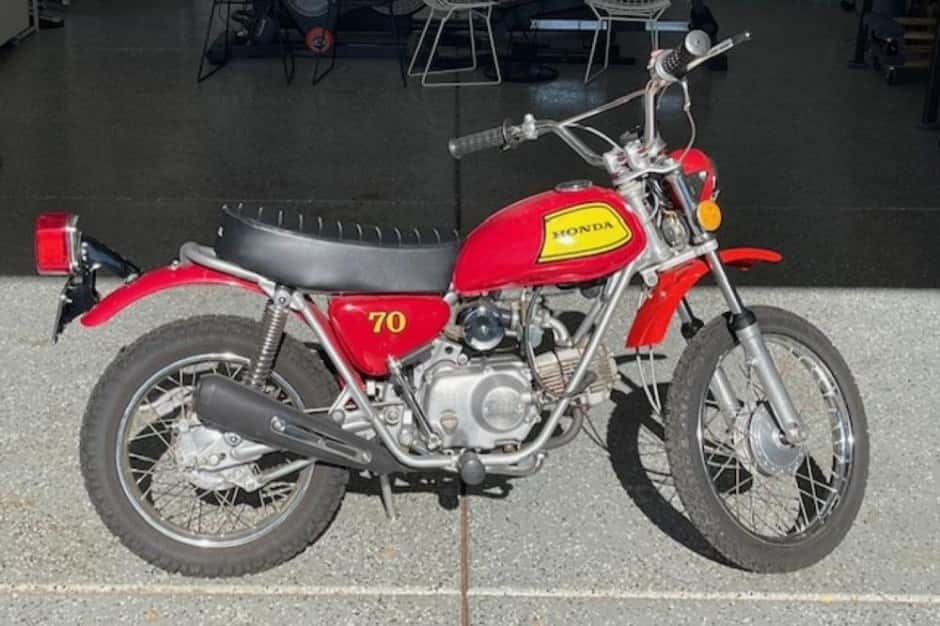 1973 Honda SL Motosport sold for $3,500
