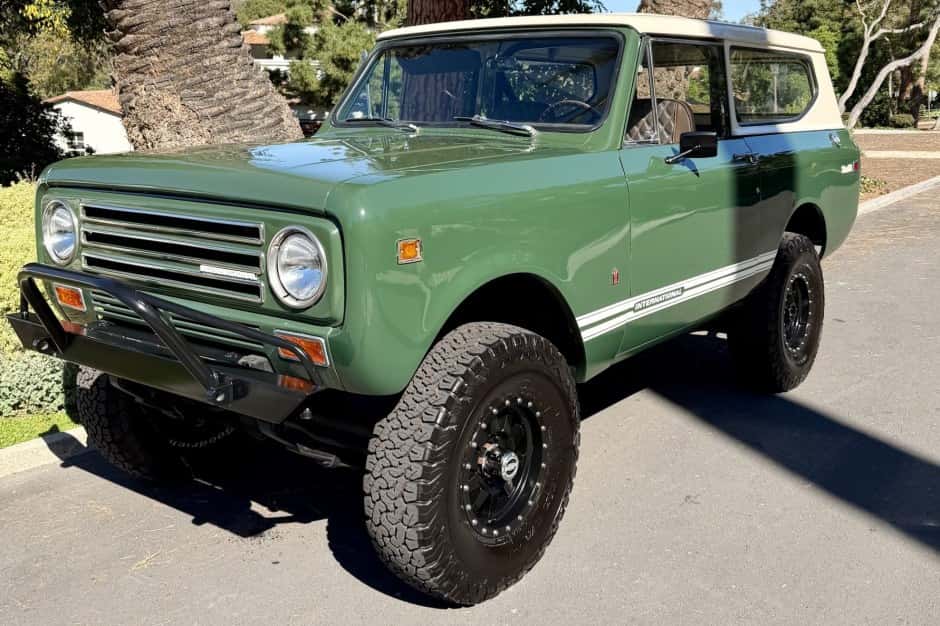 1972 International Harvester Scout II sold for $55,000