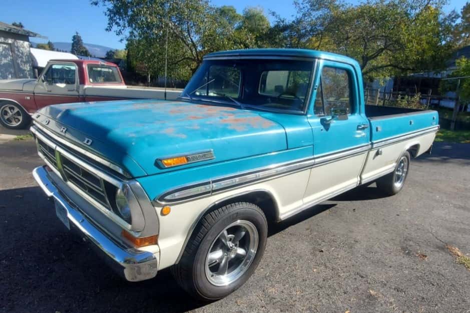 1972 Ford F-Series 1967-1972 sold for $10,200