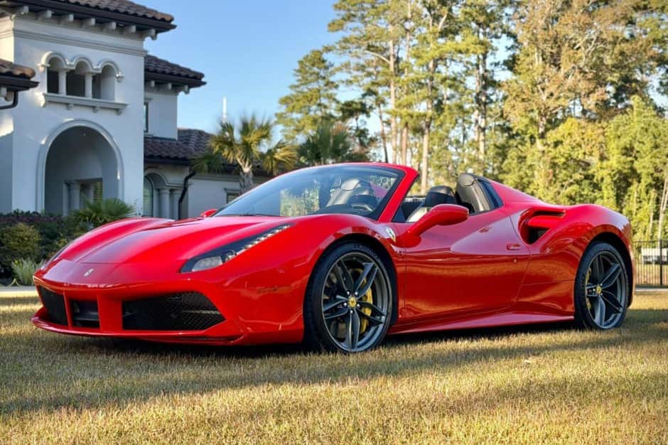 2018 Ferrari 488 sold for $215,000