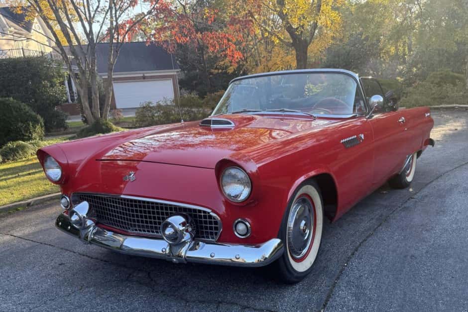 1955 Ford Thunderbird (1955-1957) sold for $18,250