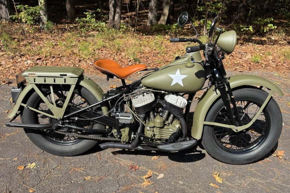 1945 Harley-Davidson 45 Flathead (1929-1975) sold for $18,000