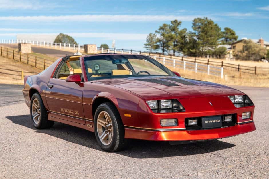 1987 Chevrolet Camaro 3rd Generation 1982-1992 sold for $33,000