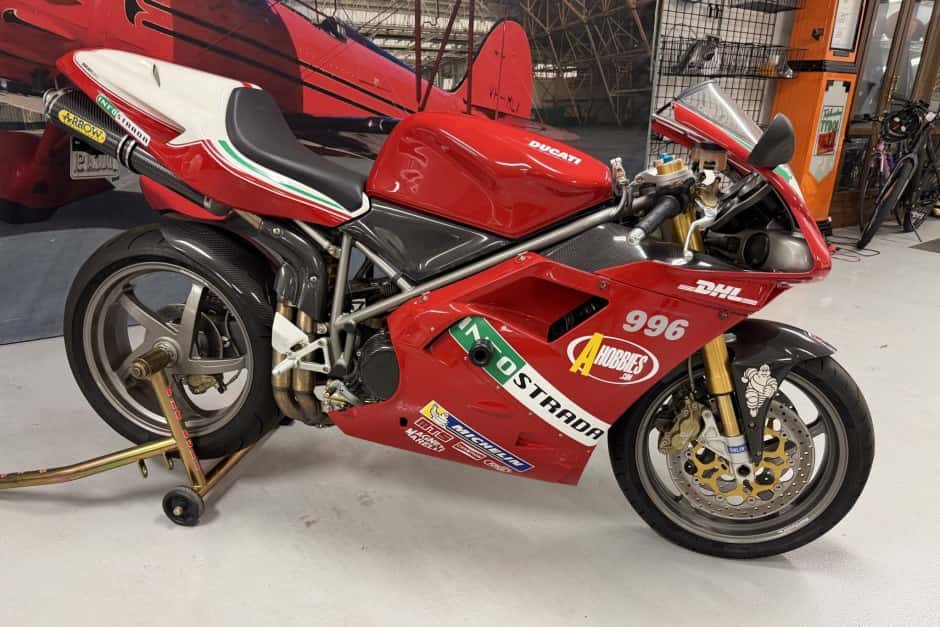 2001 Ducati 996 sold for $13,750
