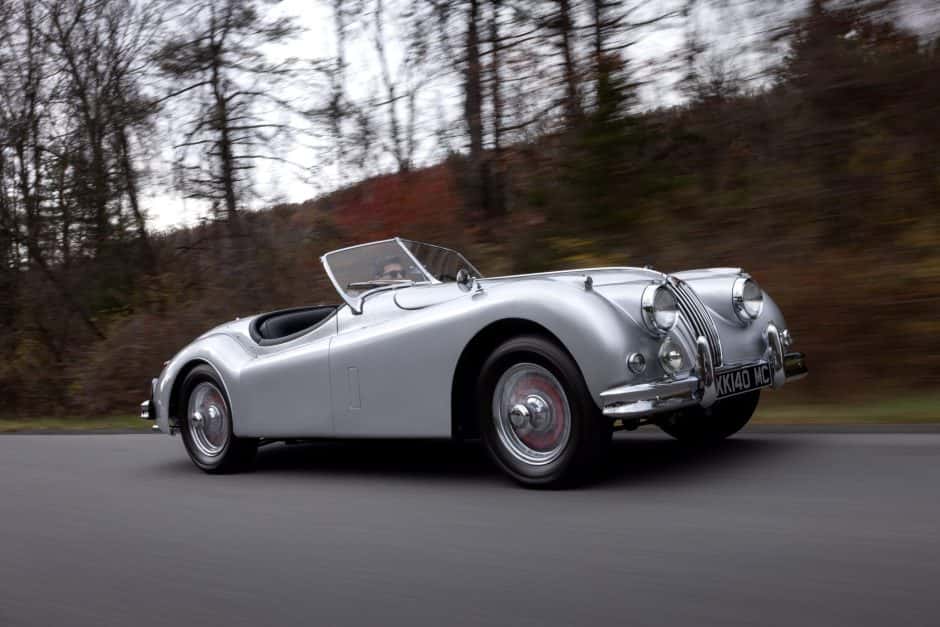 1956 Jaguar XK140 sold for $80,000