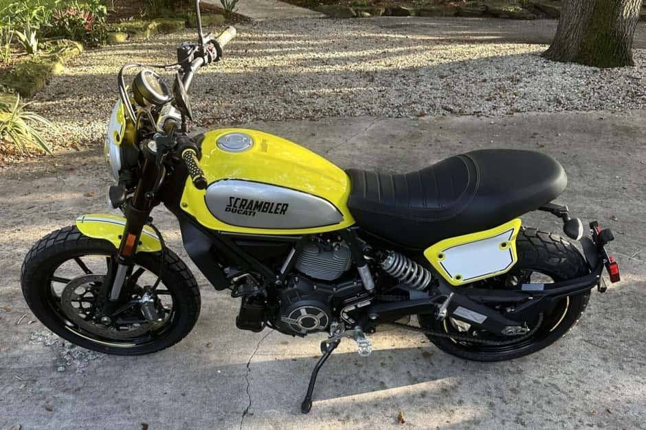 2016 Ducati Scrambler sold for $6,200