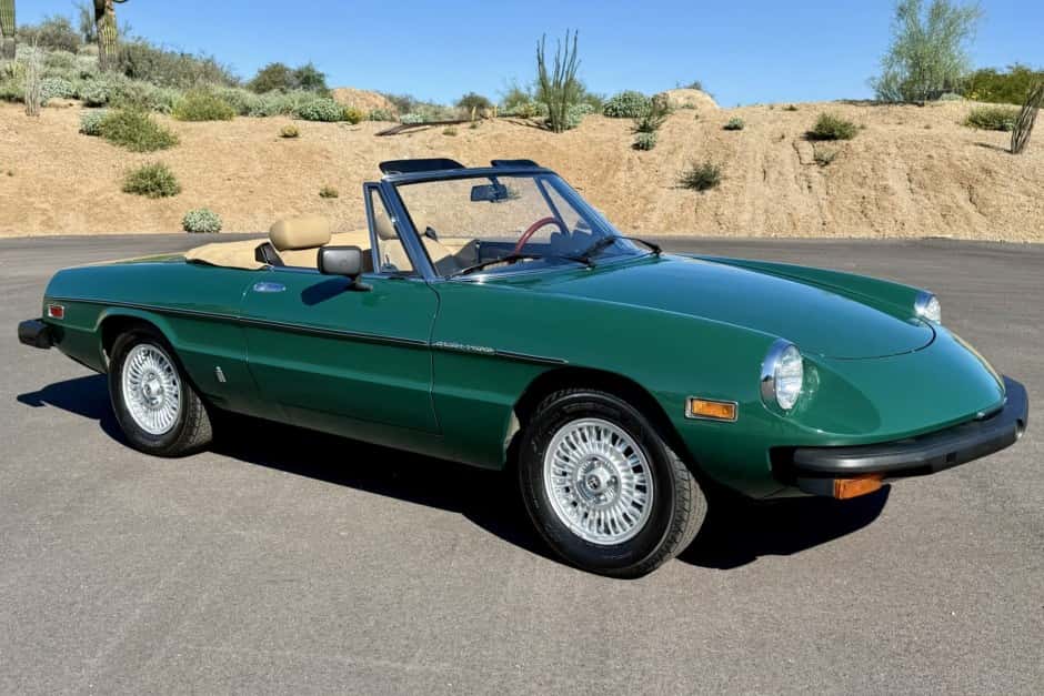 1978 Alfa Romeo 105/115 Spider Series 2 sold for $14,250