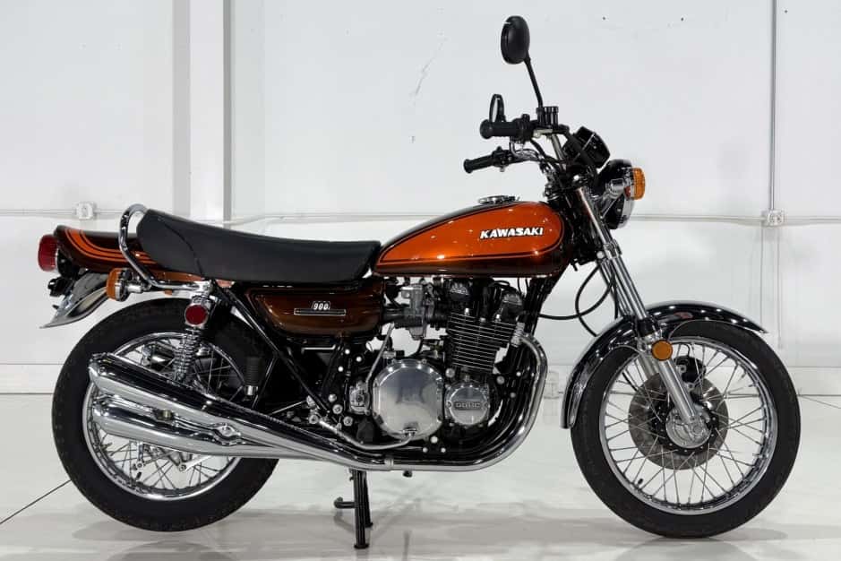 1973 Kawasaki Z1 & Z1-R sold for $17,250